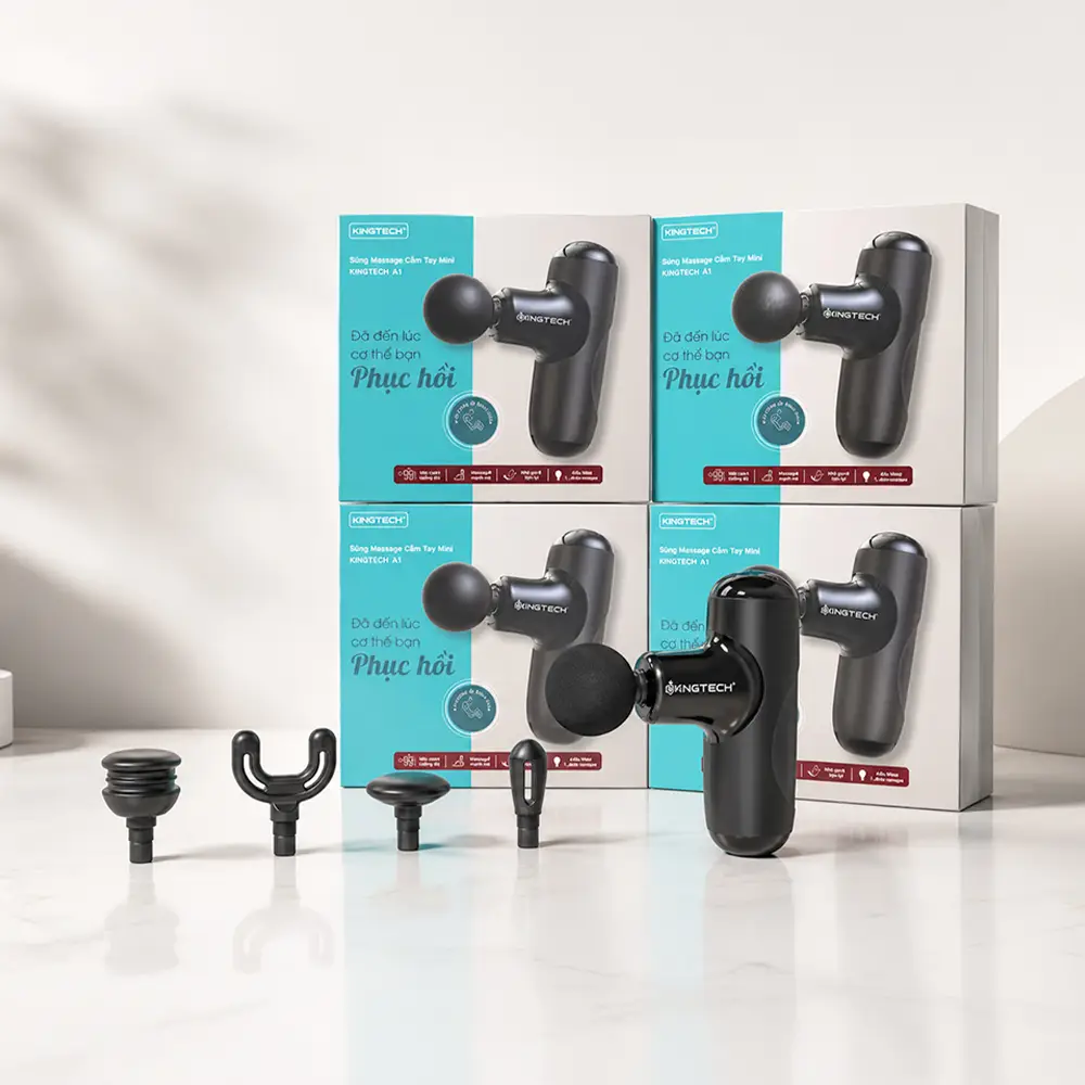 Quà tặng Doanh nghiệp Súng massage cầm tay Mini KINGTECH A1
