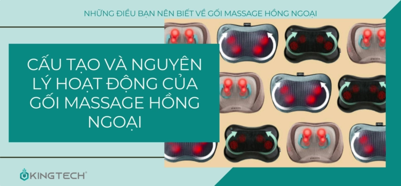 Cơ chế hoạt động của gối massage hồng ngoại