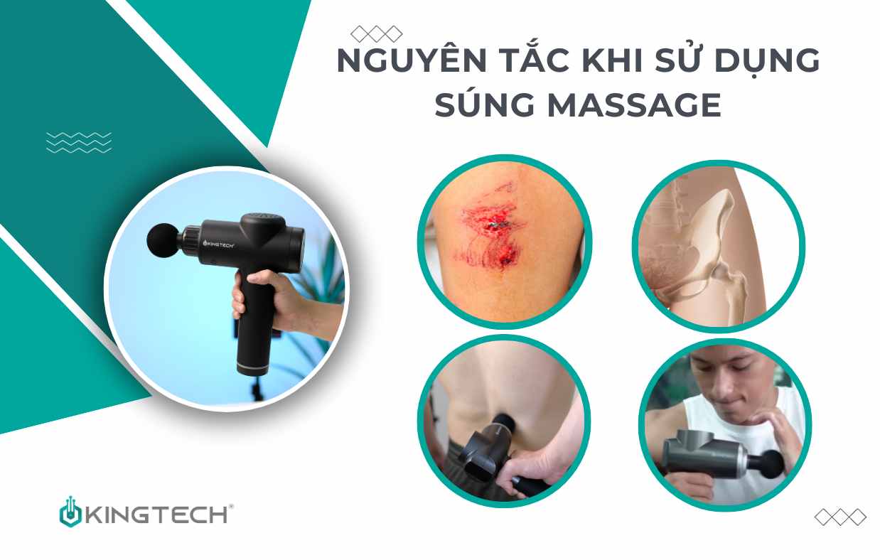 Cách sử dụng súng massage hỗ trợ giảm đau đùi sau