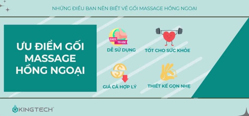 Ưu nhược điểm của gối massage hồng ngoại