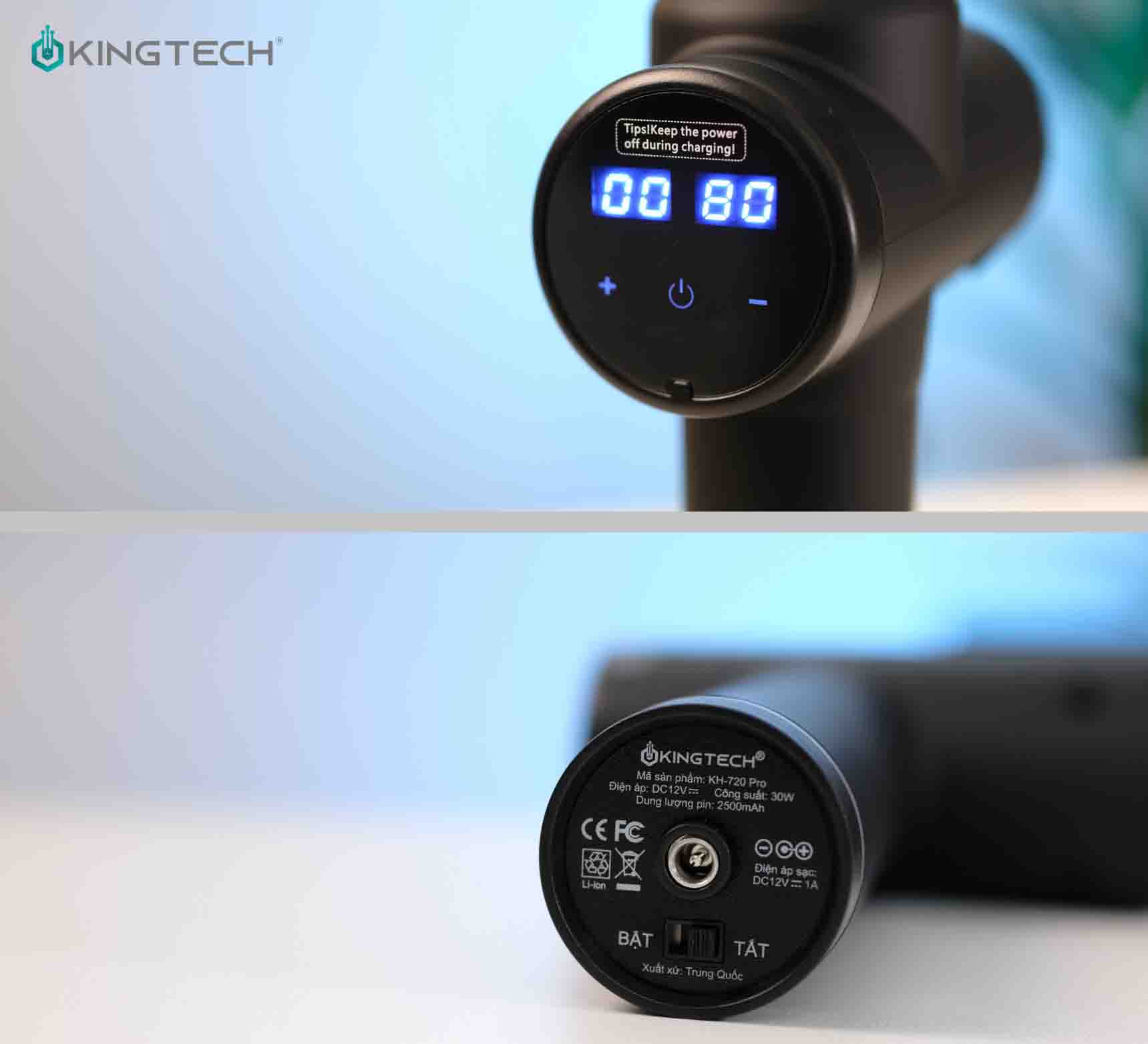 Thông tin chi tiết Súng Massage Cầm Tay KH-720 PRO