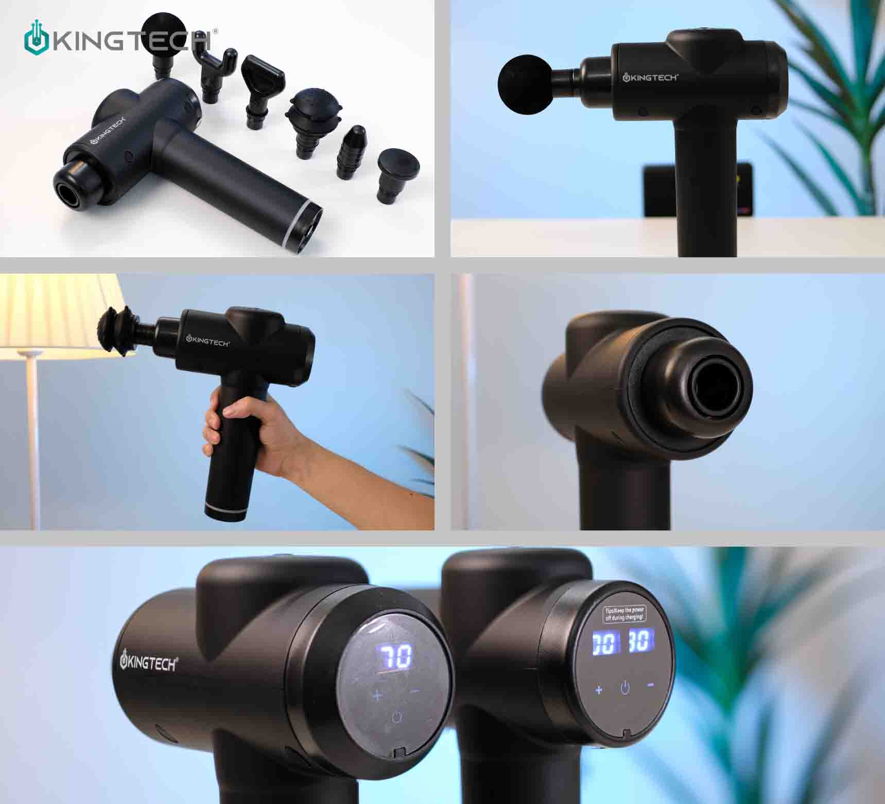 Súng massage cầm tay KH-720