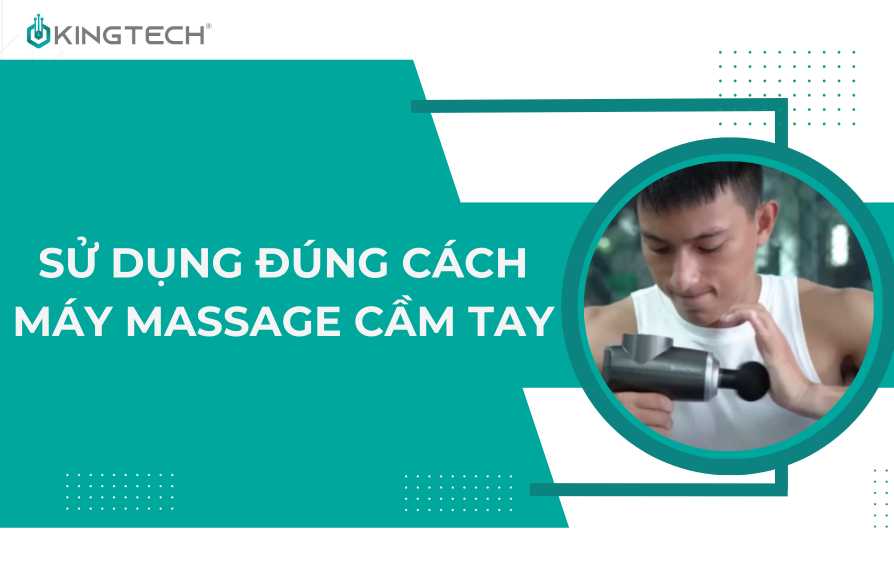 Sử dụng đúng cách khi mua máy massage cầm tay
