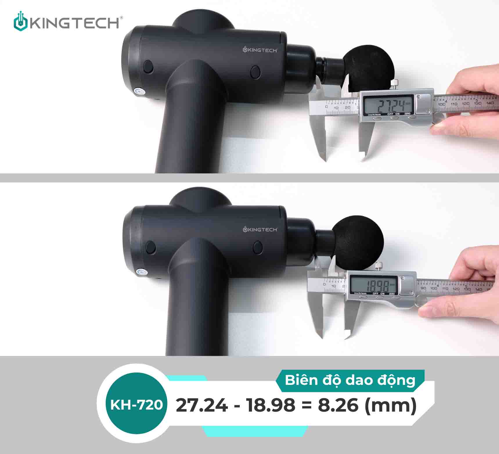 Biên độ 8mm Súng Massage Cầm Tay KH-720