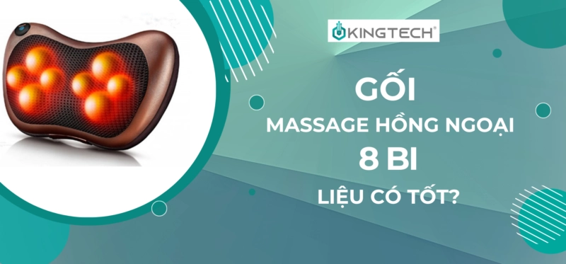 Gối massage hồng ngoại 8 bi liệu có tốt?