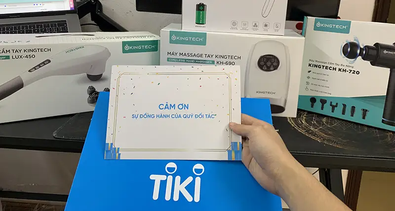 Đơn hàng đầu tiên trên Tiki