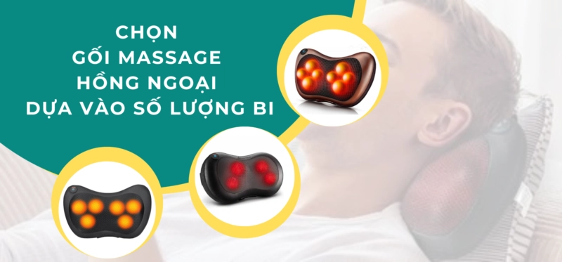 6 Cách chọn gối massage hồng ngoại phù hợp