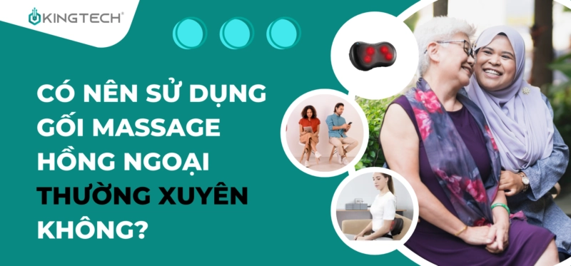 Cách hoạt động của gối massage hồng ngoại