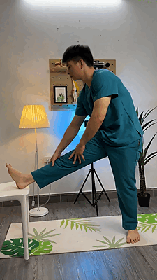 giãn cơ đạp xe