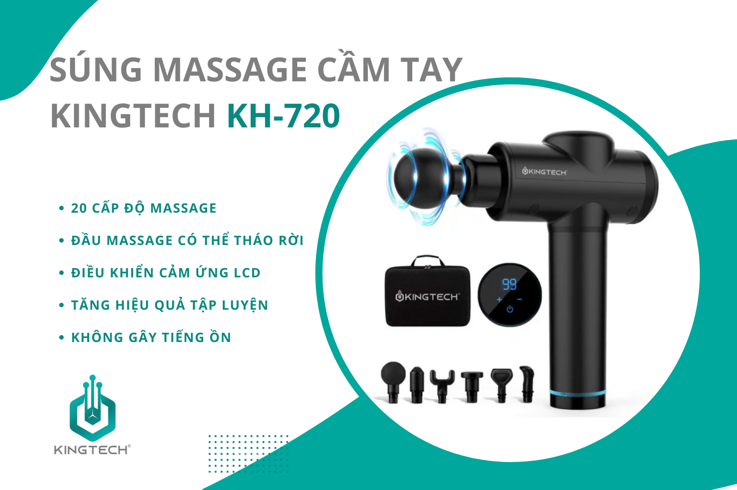 Súng massage cầm tay loại nào tốt