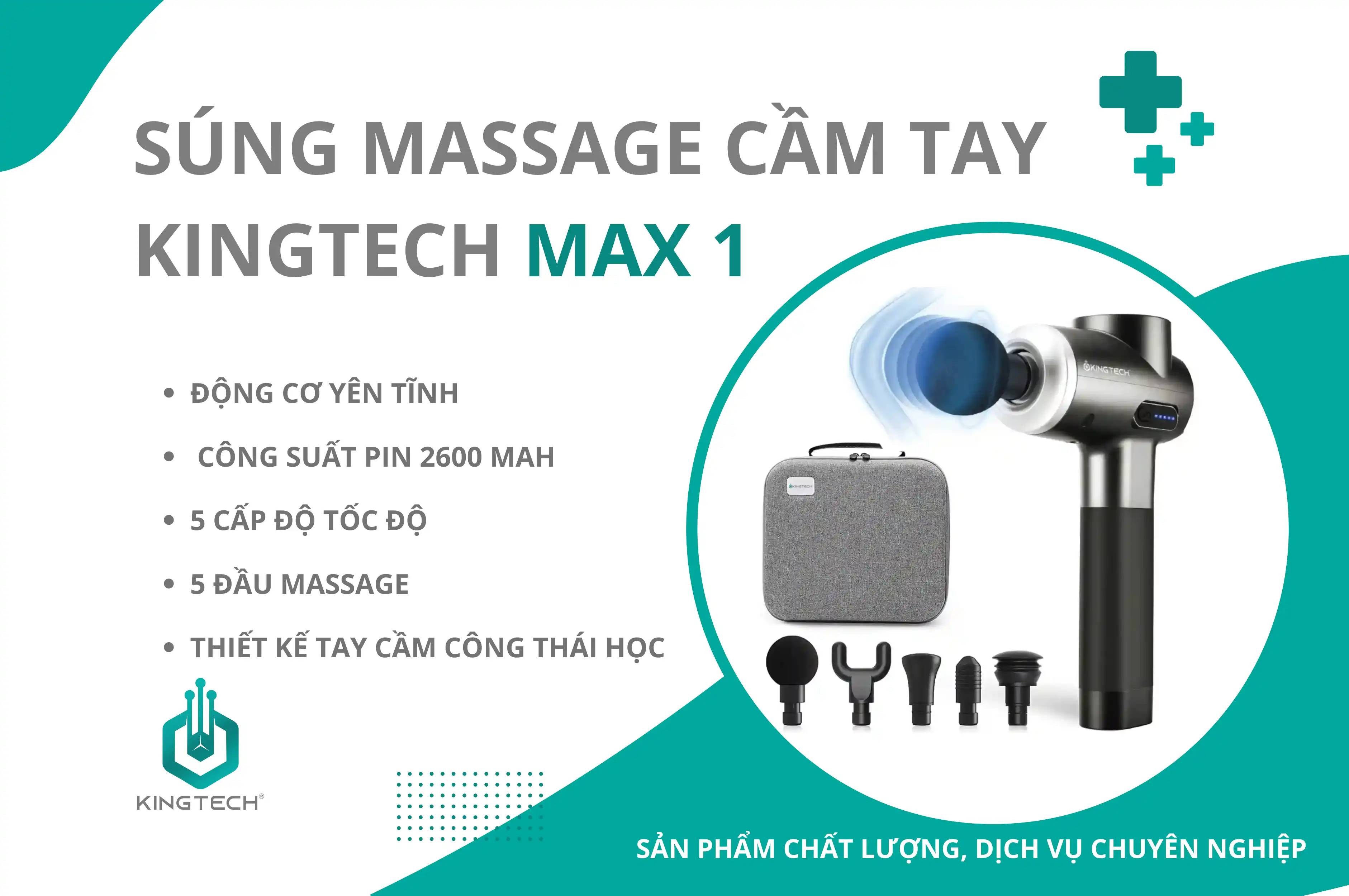 Súng massage cầm tay MAX 1