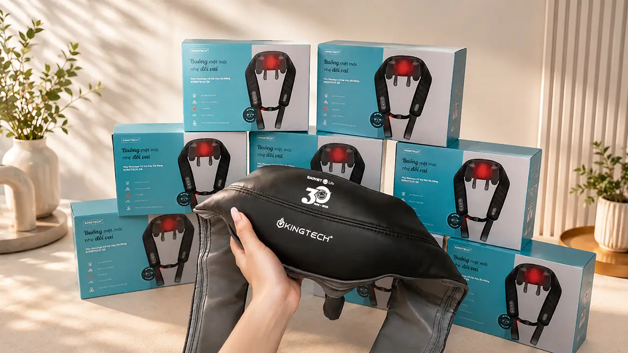 Máy massage cổ vai gáy Kingtech S6