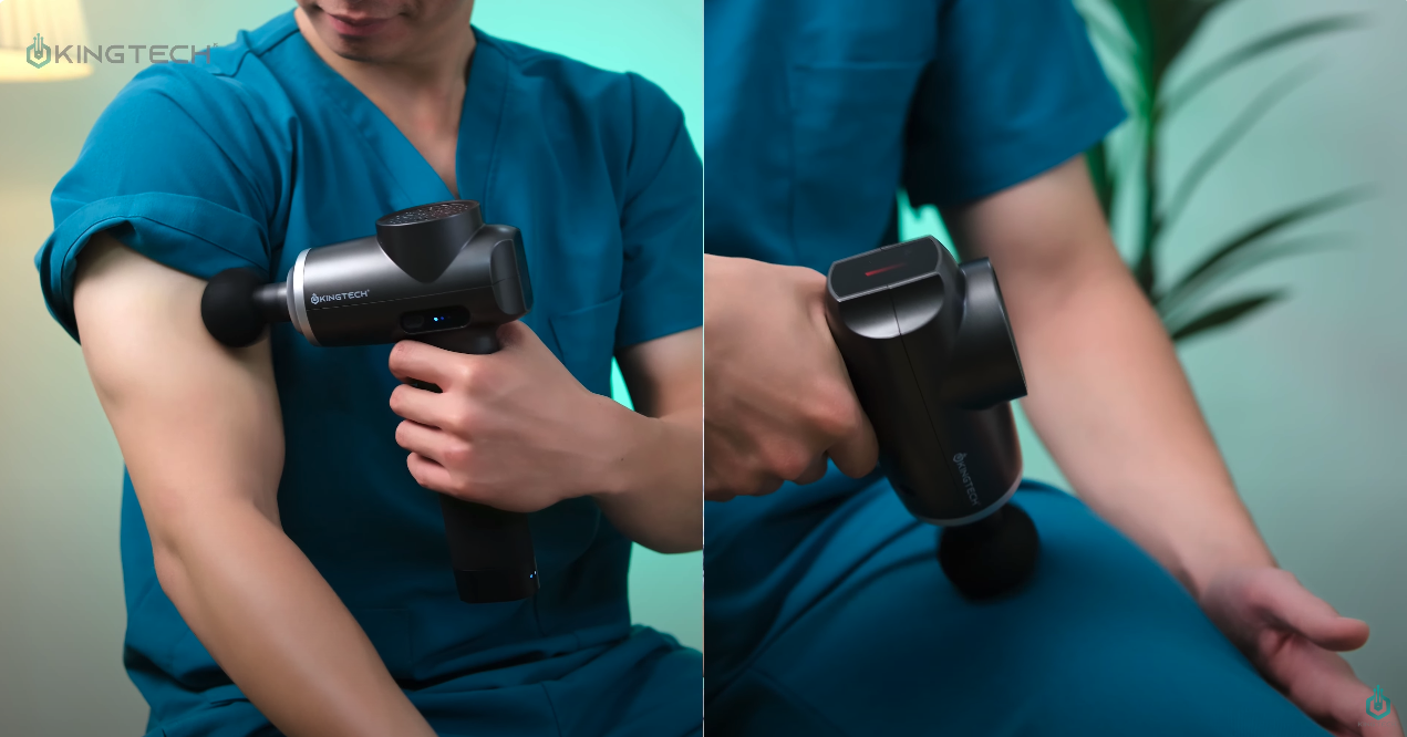 Cách chọn đầu súng massage tối ưu cho từng vùng trên cơ thể