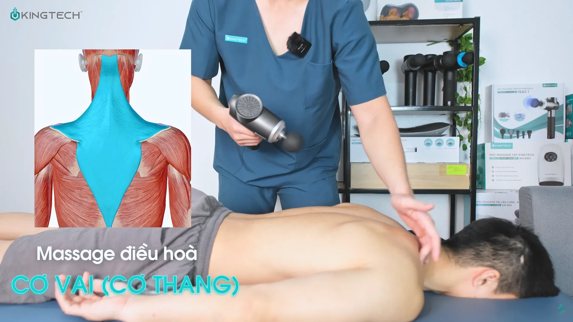 Cách sử dụng súng massage thư giãn toàn thân