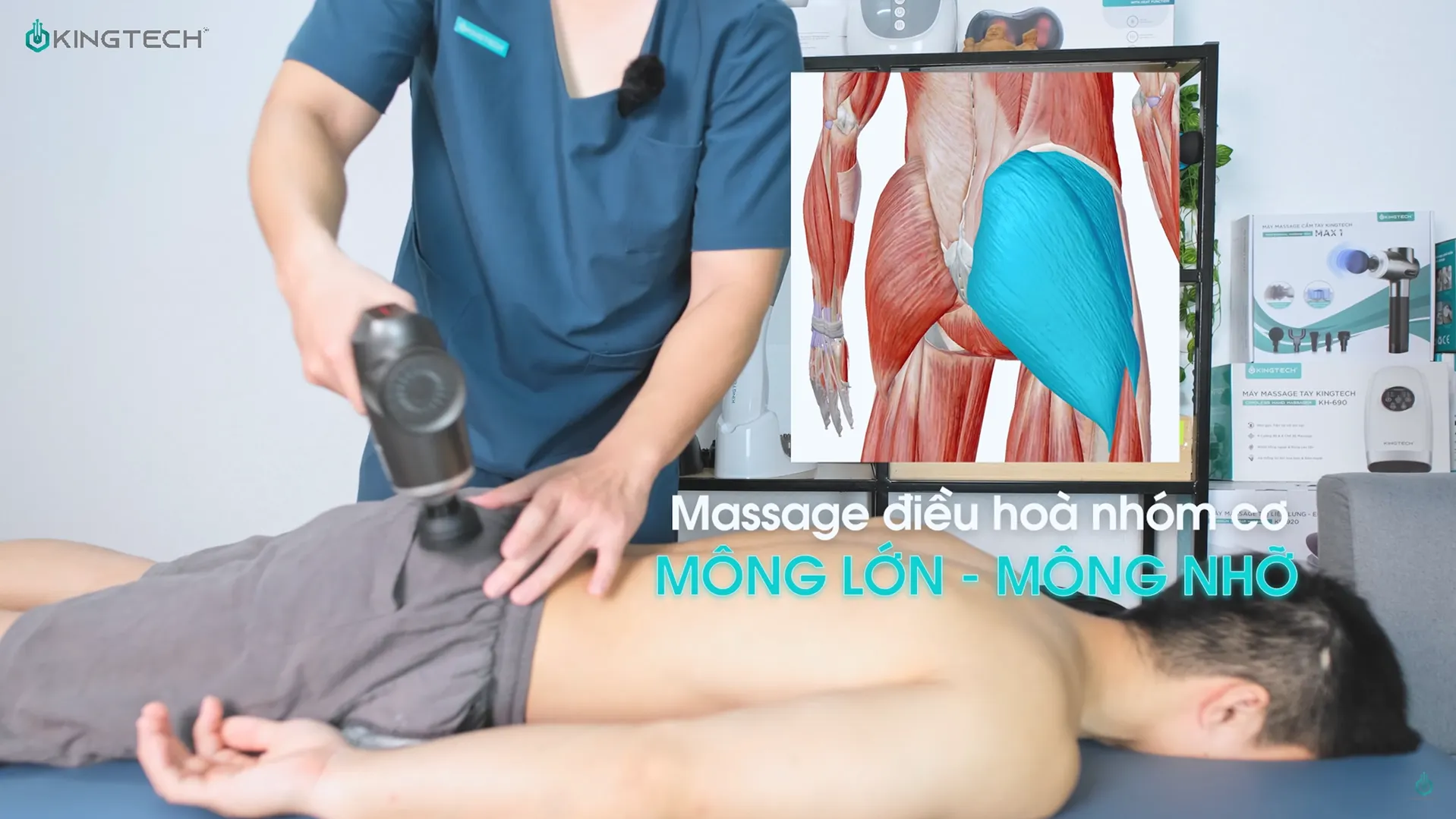 Cách sử dụng súng massage thư giãn toàn thân