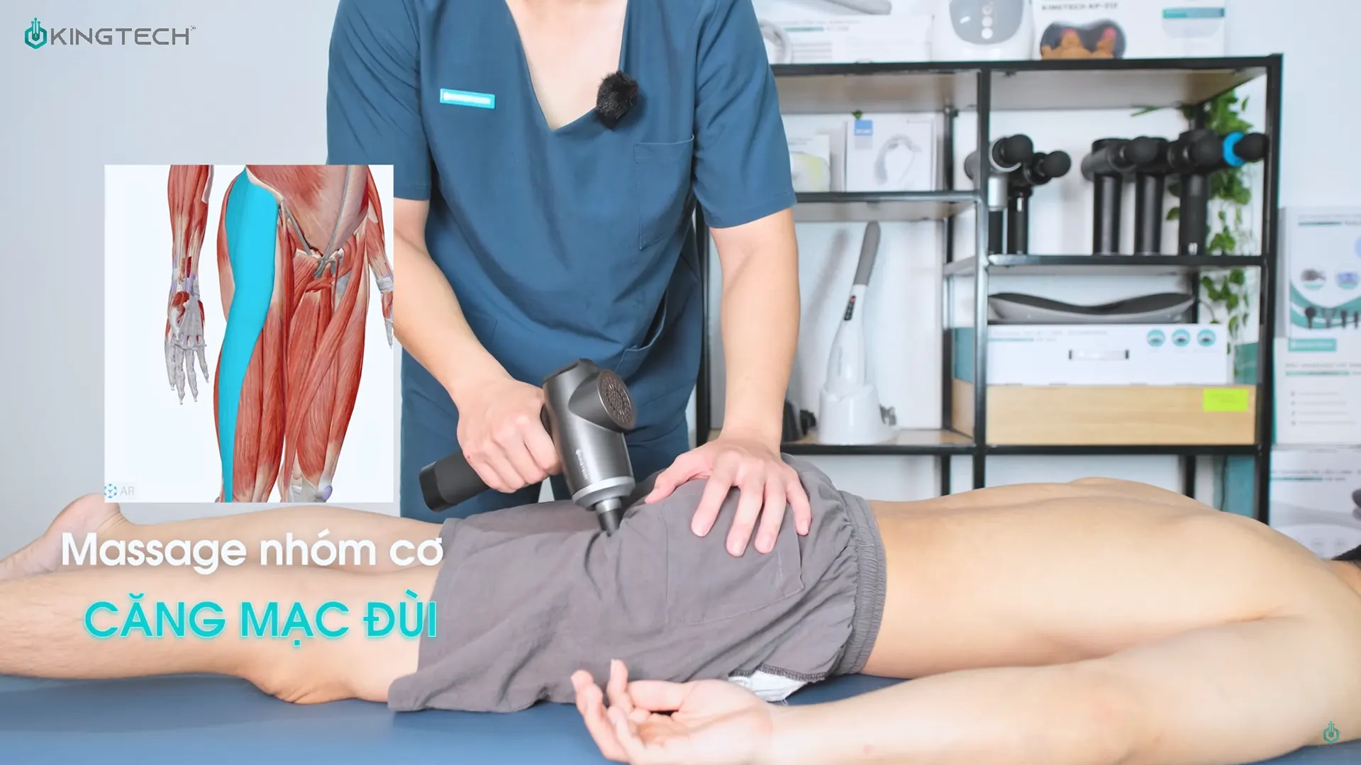 Cách sử dụng súng massage thư giãn toàn thân
