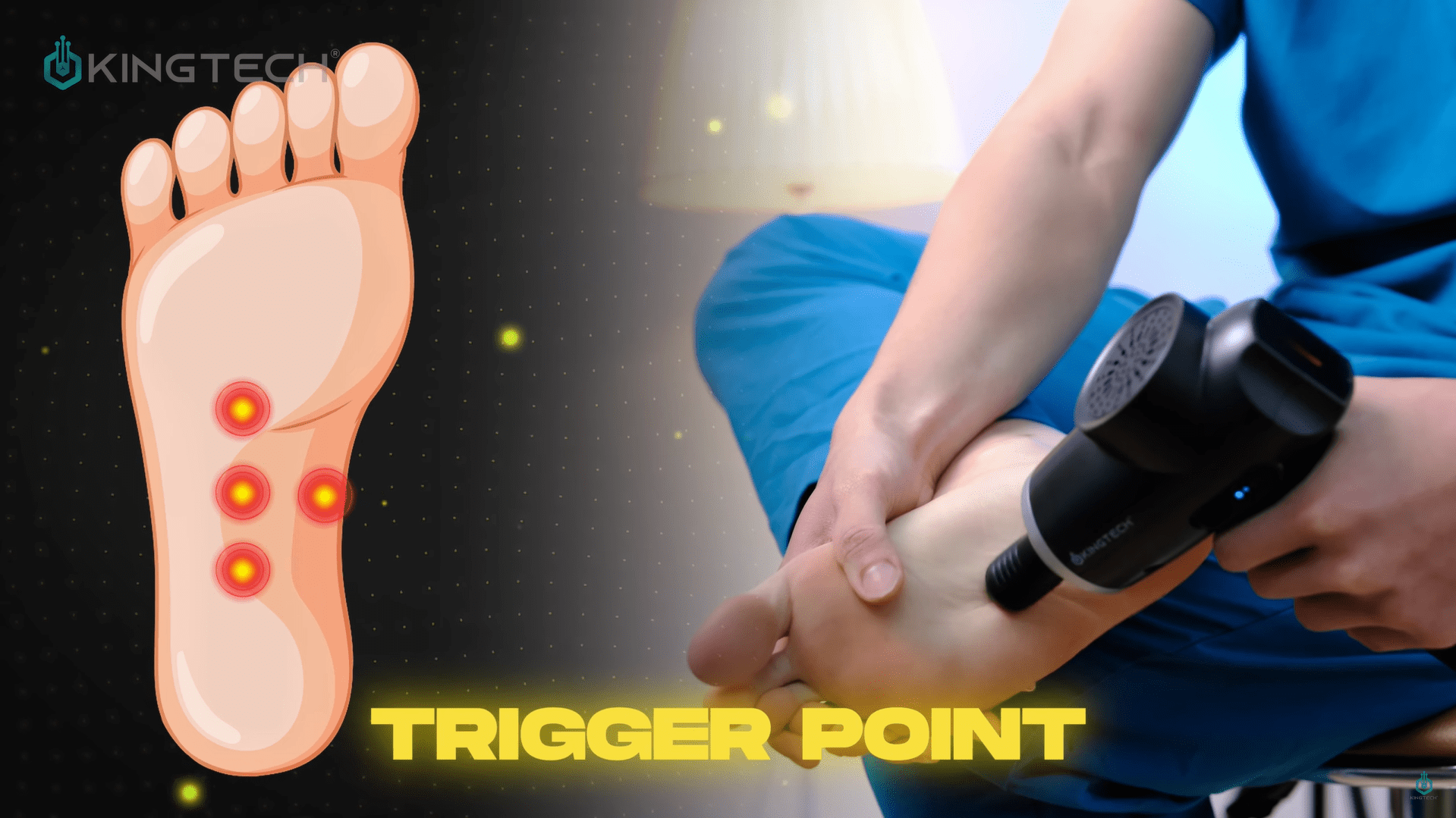 Cách Sử Dụng Súng Massage Cho Tình Trạng Đau Mỏi Bàn Chân