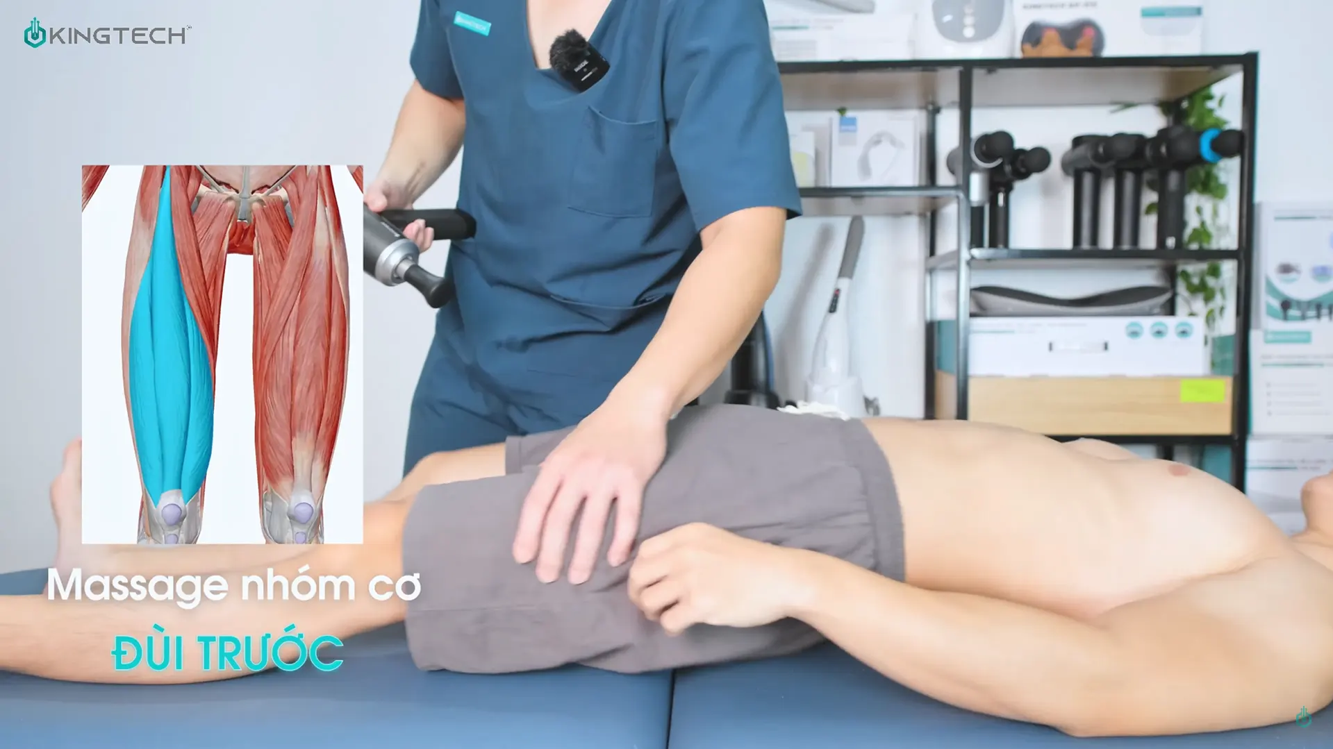Cách sử dụng súng massage thư giãn toàn thân