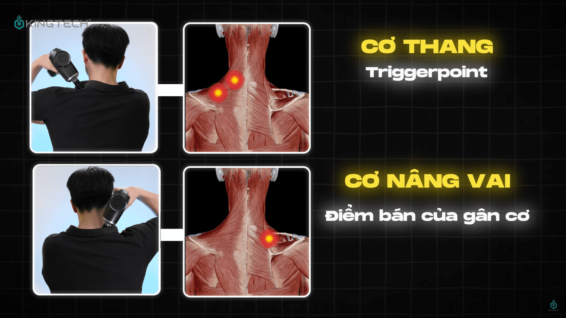 Hướng dẫn sử dụng súng massage vùng cổ gáy