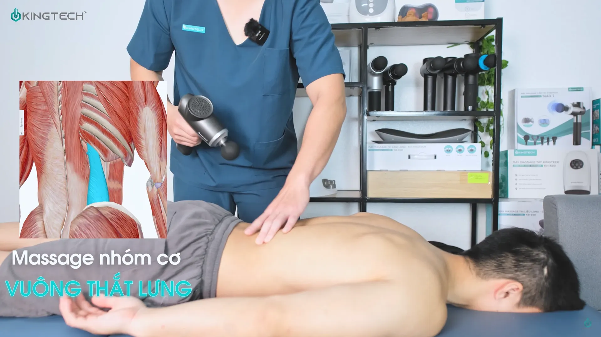 Cách sử dụng súng massage thư giãn toàn thân