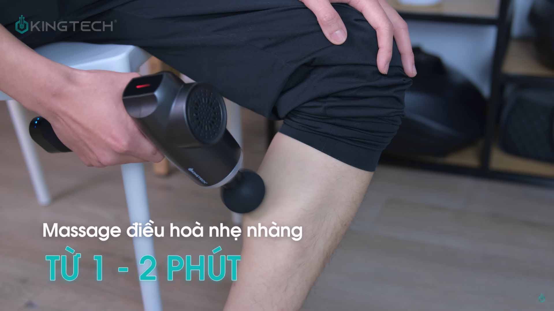Cách sử dụng súng massage hỗ trợ tình trạng chuột rút