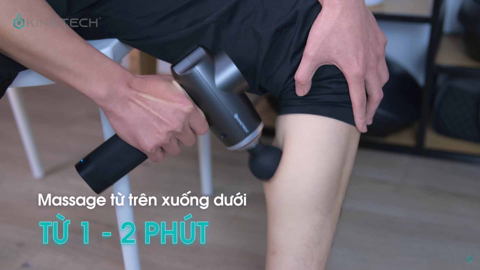 Cách sử dụng súng massage hỗ trợ tình trạng chuột rút