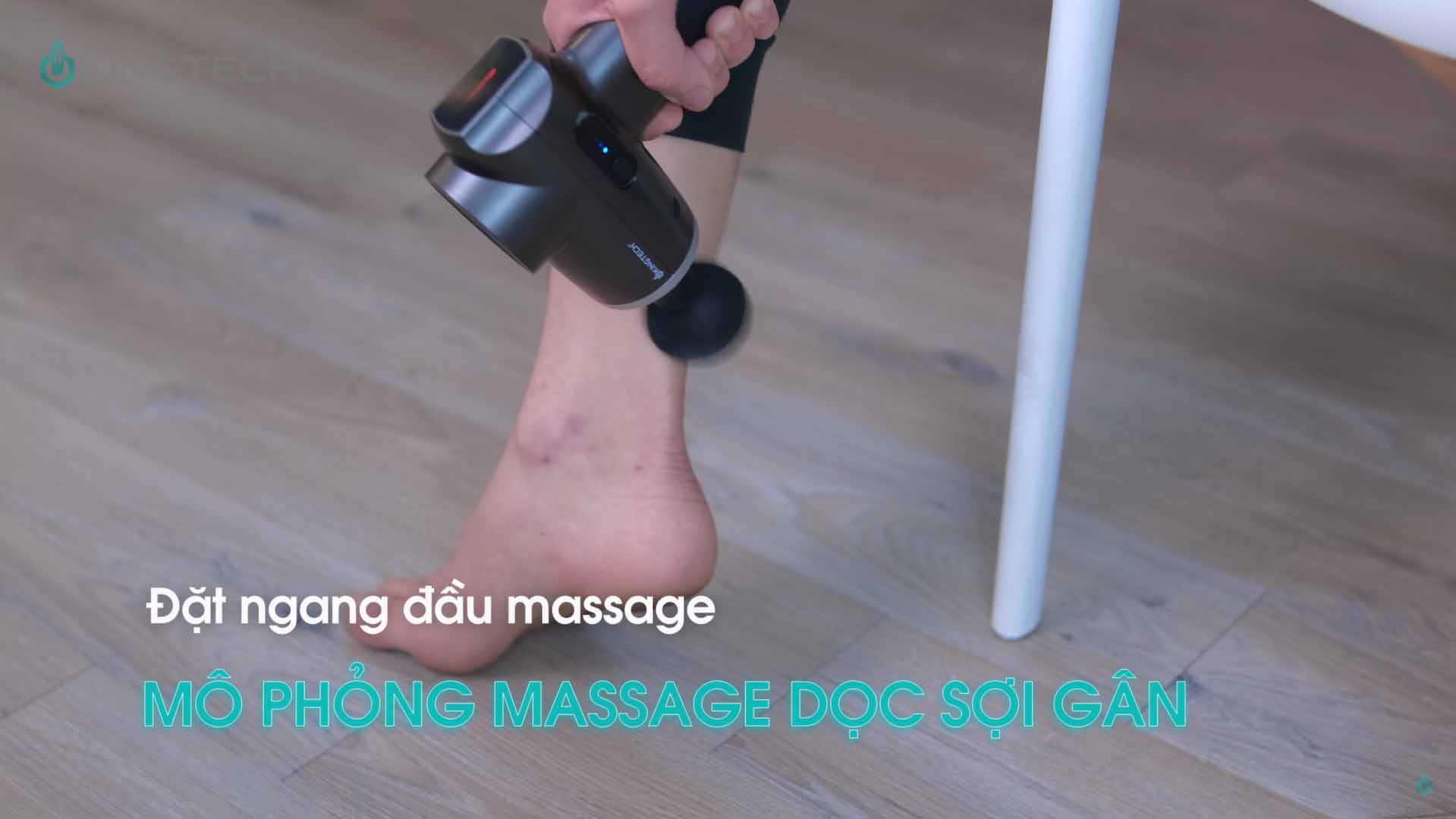 Cách sử dụng súng massage hỗ trợ tình trạng chuột rút