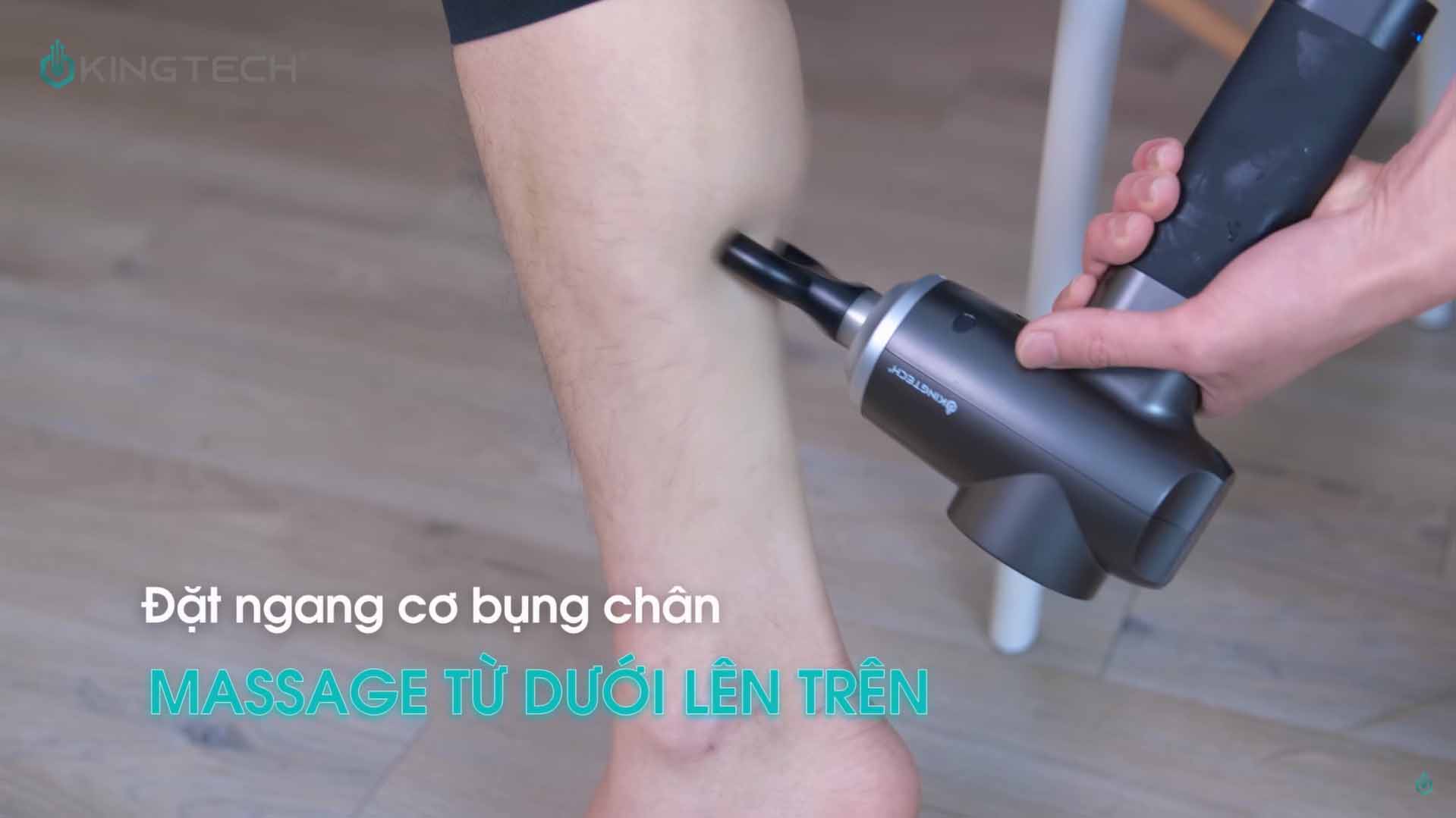Cách sử dụng súng massage hỗ trợ tình trạng chuột rút