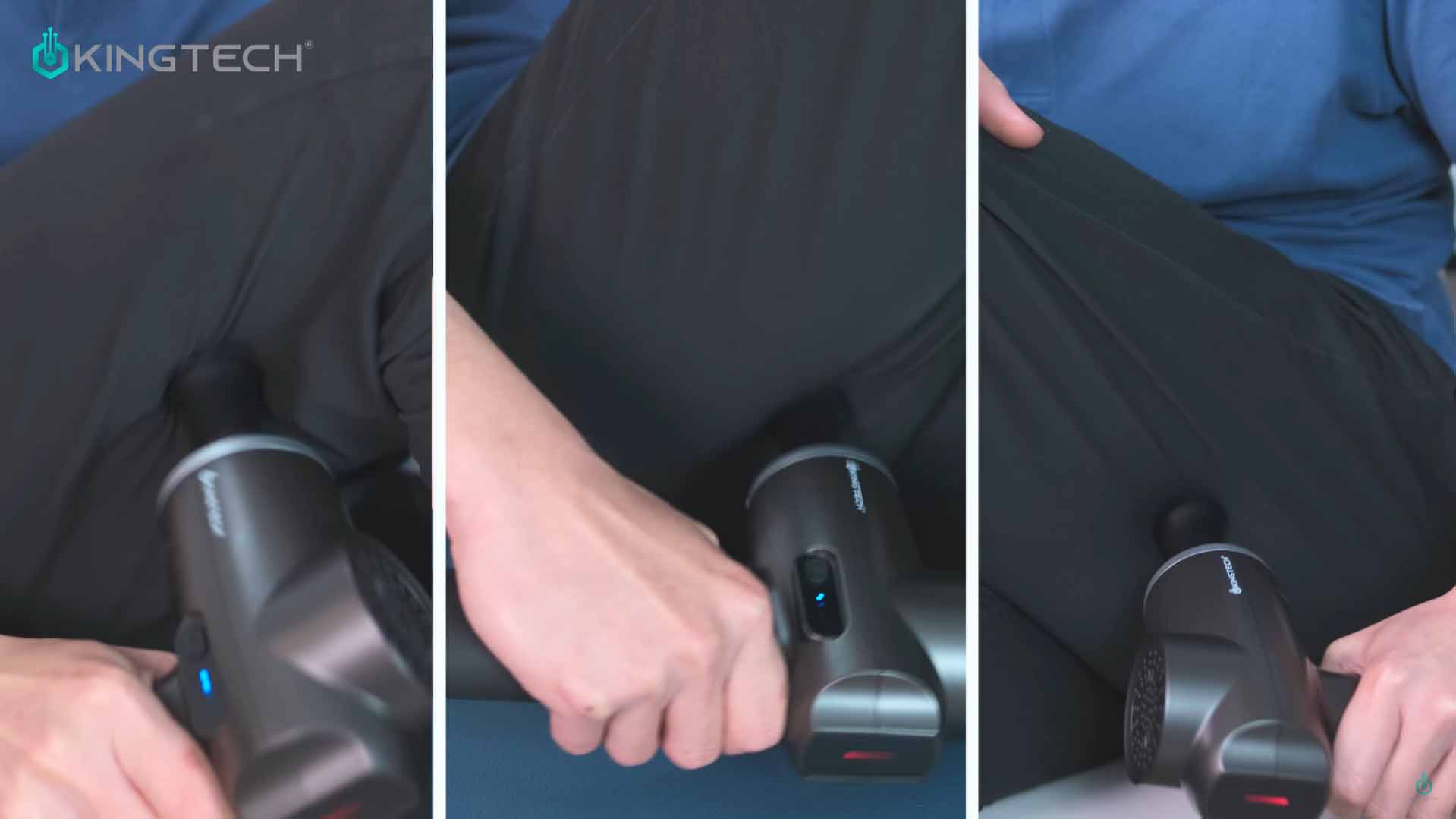 Cách sử dụng súng massage hỗ trợ giảm đau đùi sau