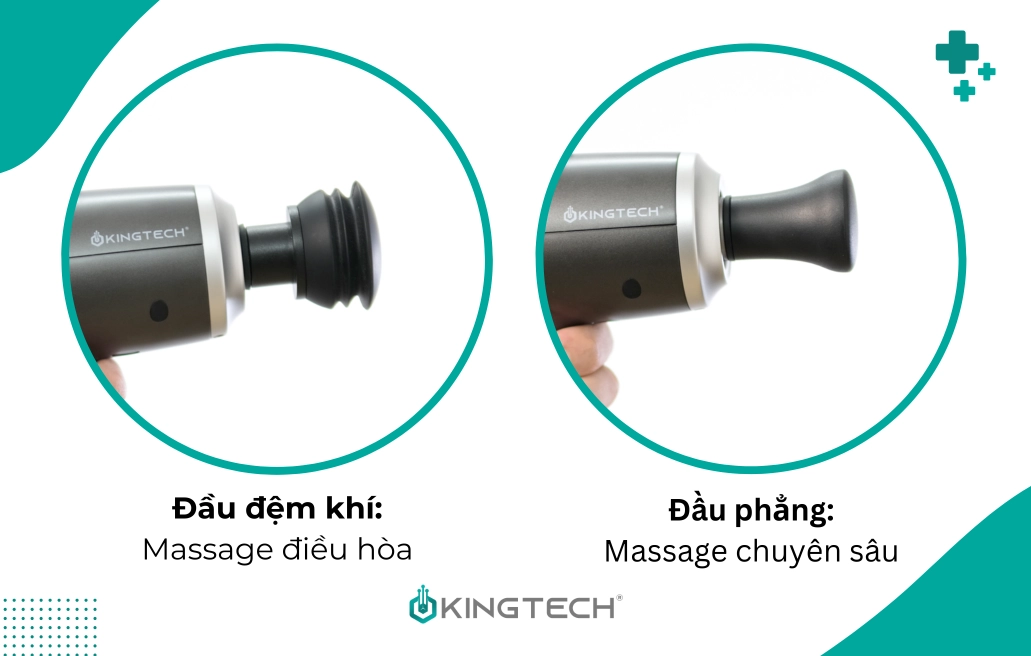 Chọn đầu massage cho hội chứng dải chậu chày