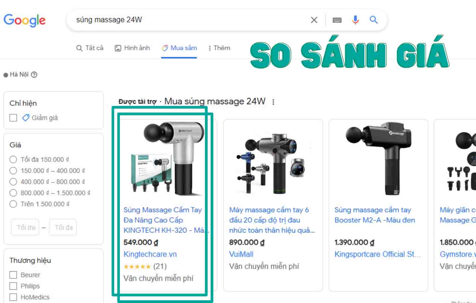 Đánh giá chi tiết súng massage Kingtech KH-320