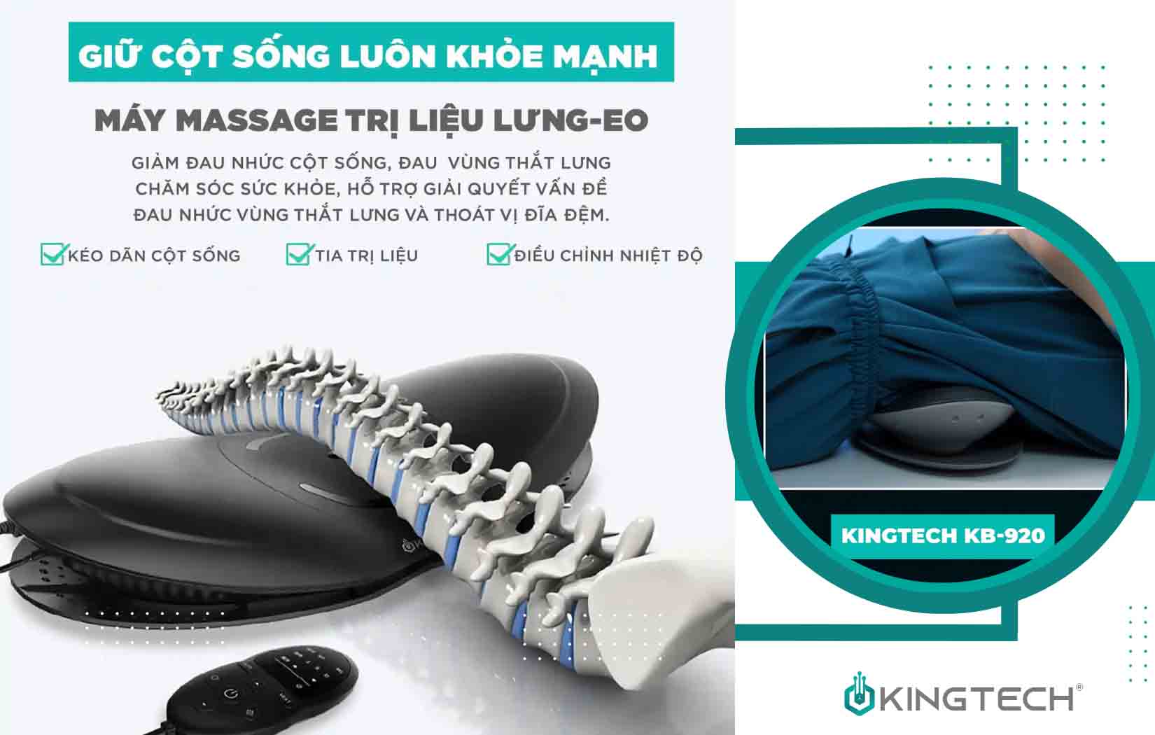 Máy massage áp dụng phương pháp MCKENZIE