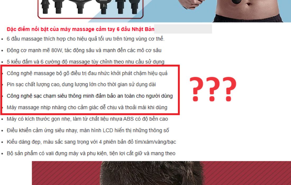 Mua máy massage? Hãy né những chiêu trò lừa đảo này