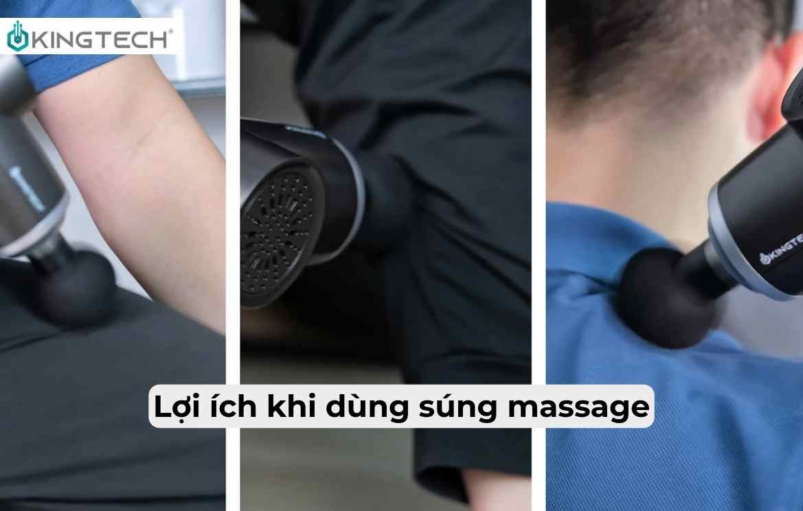  Súng massage - Thiết bị giúp bạn giãn cơ hiệu quả