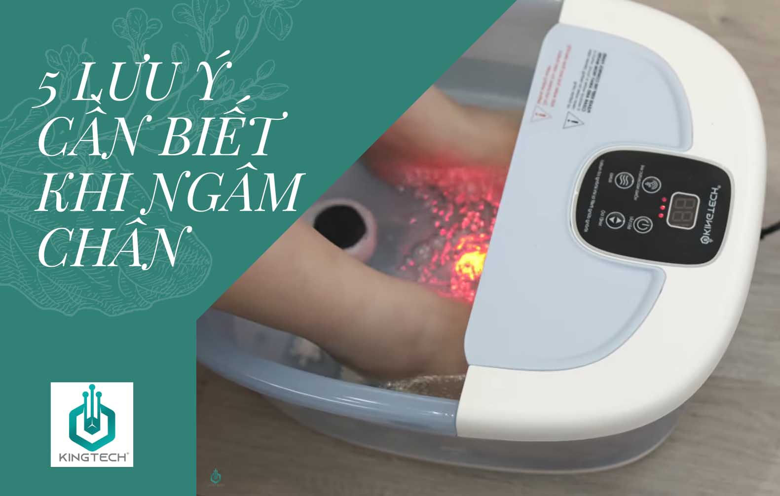 5 lưu ý cần biết khi ngâm chân:
