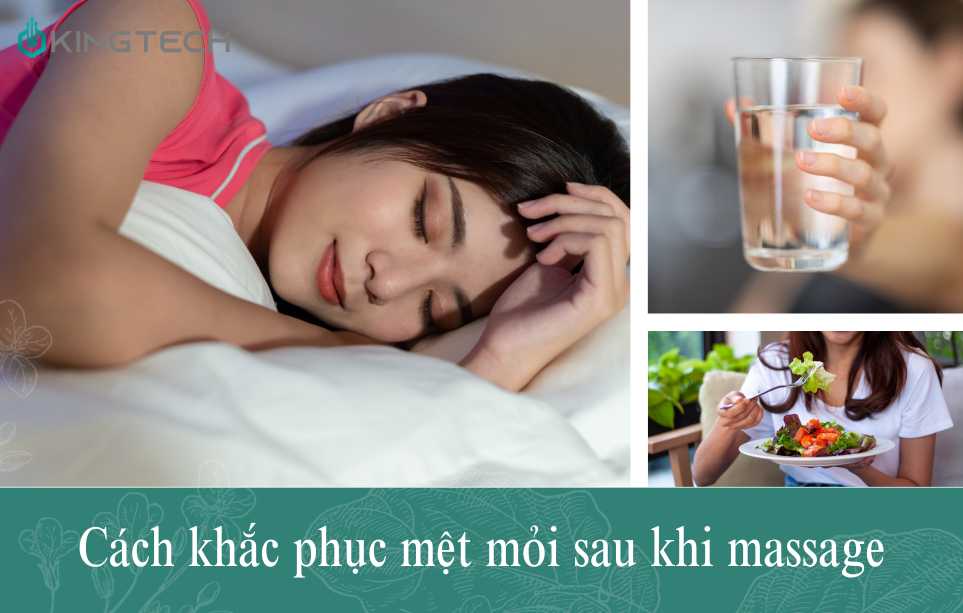 Cảm thấy mệt sau khi massage