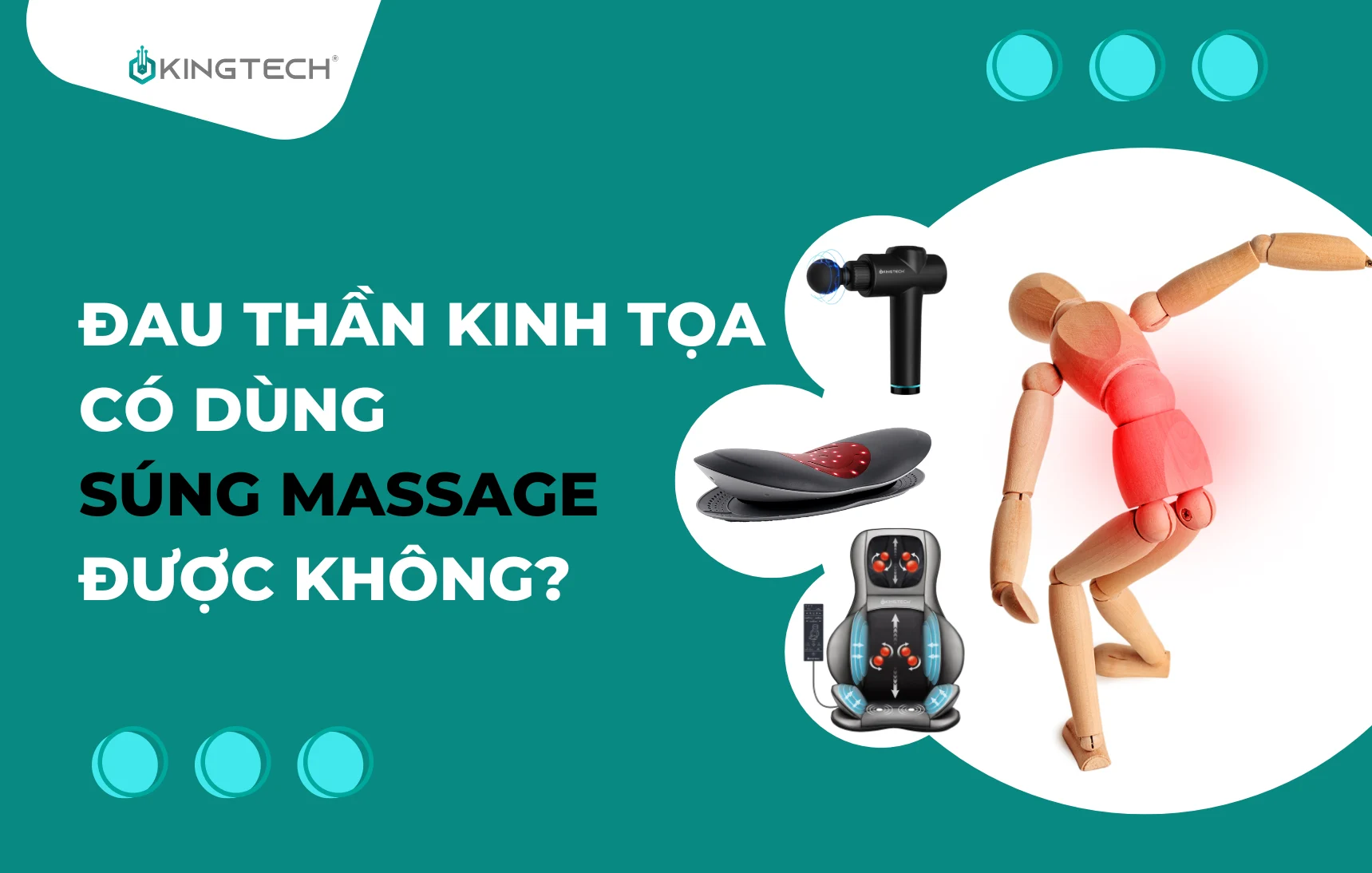 Đau thần kinh tọa có dùng súng massage được không?